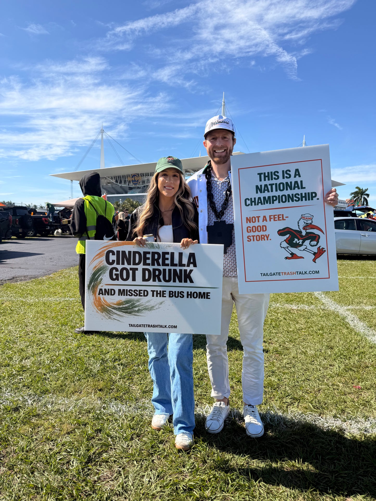 Gameday Sign (1.6' W x 2.5 ' H)