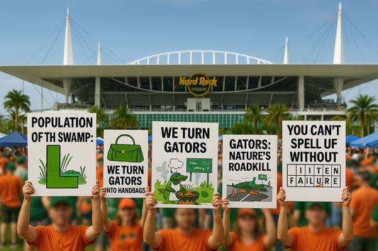 Gameday Sign (1.5' W x 2' H)
